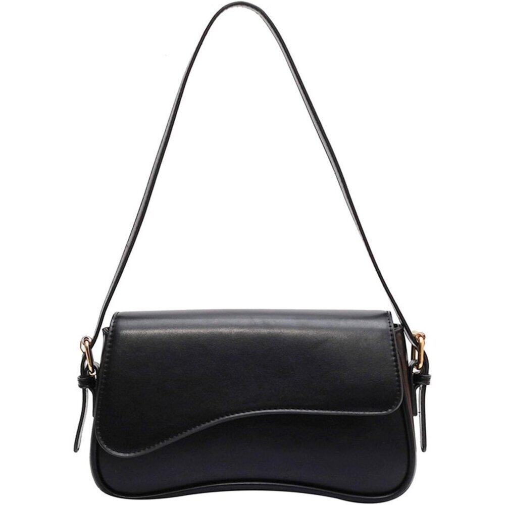 Shoulder Bag for Women Y2K Trendy Purse Vegan Leather Hobo Handbags Clutch Saddl